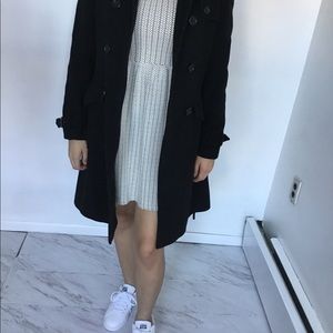 Black and beige dress